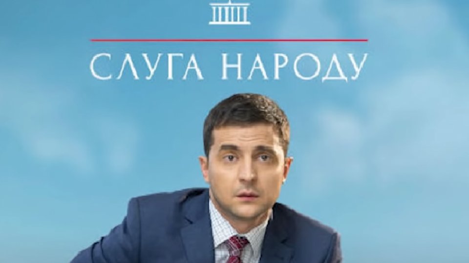 kandidát na ukrajinského prezidenta Zelenskyj foto klip zelenskij